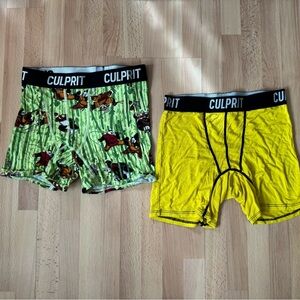 Bundle of 2 Culprit Lady Boxer Shorts, Size: Small